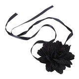 Vintage Flower Choker Necklace Gothic Dark Girl Collar Necklace
