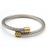 Vintage Gun Plated Stainless Steel Bracelet