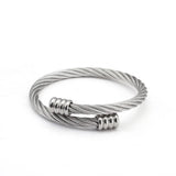 Vintage Gun Plated Stainless Steel Bracelet