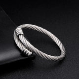 Vintage Gun Plated Stainless Steel Bracelet