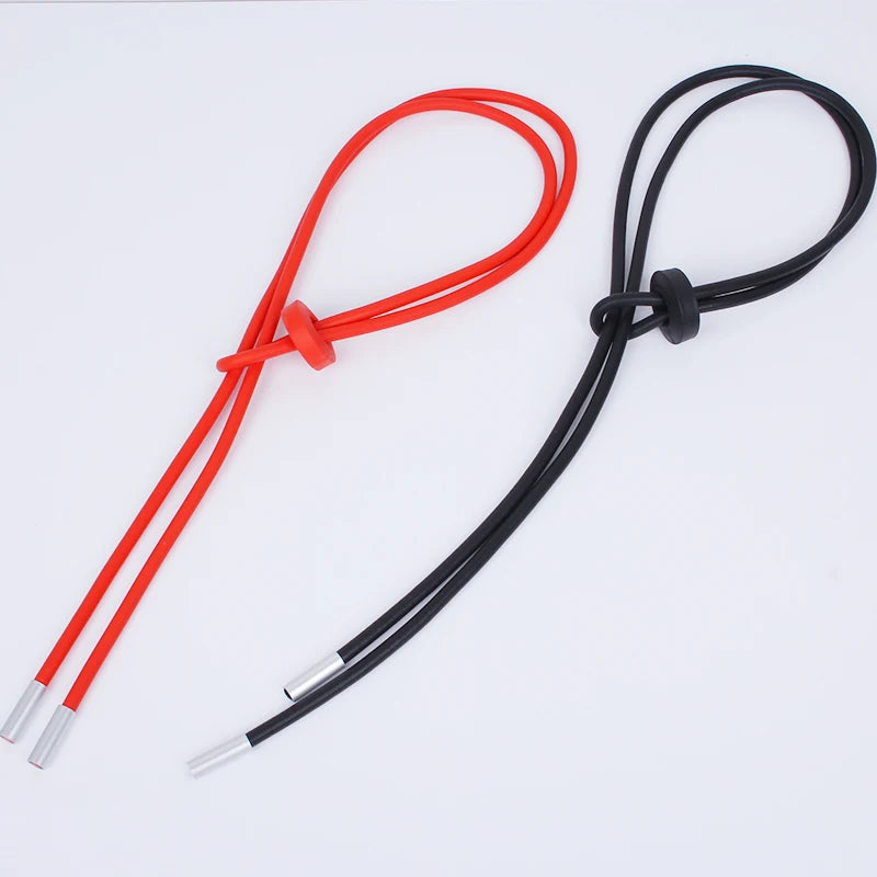 Vintage Long Rubber Necklace Current Adjustable Women Statement Necklace