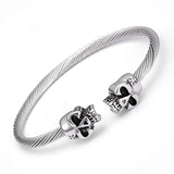 Vintage Stainless Steel Braided Bracelet