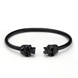 Vintage Stainless Steel Braided Bracelet