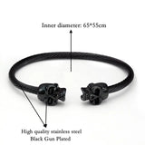 Vintage Stainless Steel Braided Bracelet