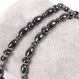 Vintage Hematite Magnetic Anklet for Health Weight Loss