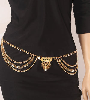 Vintage Boho Ethnic Waist Belly Chain Tribal Summer Beach Indian Dance Belts