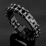 Stainless Steel Motorcycle Chain Biker Bracelet Men