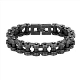 Stainless Steel Motorcycle Chain Biker Bracelet Men