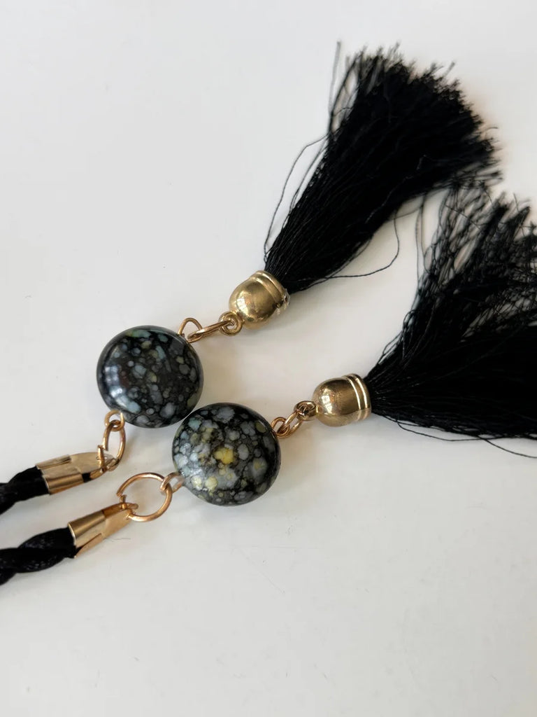 Vintage Woven Tassel Waist Belt Ethnic Skirt Accessory