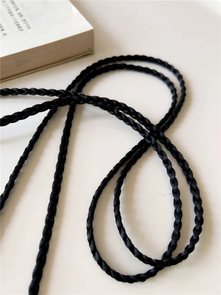 Vintage Woven Tassel Waist Belt Ethnic Skirt Accessory