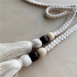 Vintage Woven Waist Rope Belts for Women Thin Waist Chain