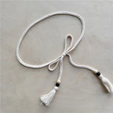 Vintage Woven Waist Rope Belts for Women Thin Waist Chain