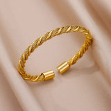Vintage Braided Stainless Steel Bracelet for Couples