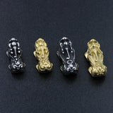 Vintage Fengshui Pixiu Spacer Beads for Men Bracelet DIY Jewelry Making