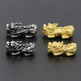 Vintage Fengshui Pixiu Spacer Beads for Men Bracelet DIY Jewelry Making