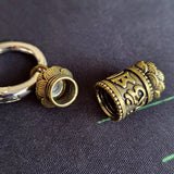 Vintage Bronze DIY Keychain Pendant Mini Tool Key Ring Hanging Ornaments