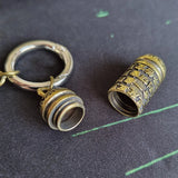 Vintage Bronze DIY Keychain Pendant Mini Tool Key Ring Hanging Ornaments