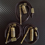 Vintage Bronze DIY Keychain Pendant Mini Tool Key Ring Hanging Ornaments