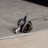 Vintage 925 Sterling Silver Plane Head Brooch
