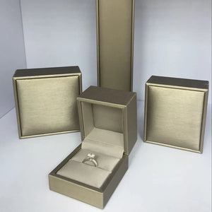 Vintage Leather Ring Box Wedding Supplies