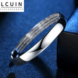 Vintage Heart Sutra Bracelet Women's Silver Chinese Style Jewelry