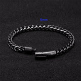 Vintage Chain Link Men Bracelet Stainless Steel Punk Rock Motorcycle