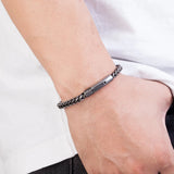 Vintage Chain Link Men Bracelet Stainless Steel Punk Rock Motorcycle