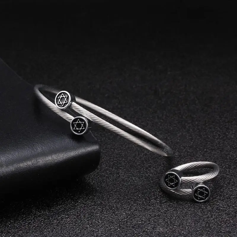Vintage Stainless Steel Bracelet Chain Link