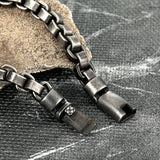 Vintage Chain Men Stainless Steel Bracelet Punk Rock Wristband 