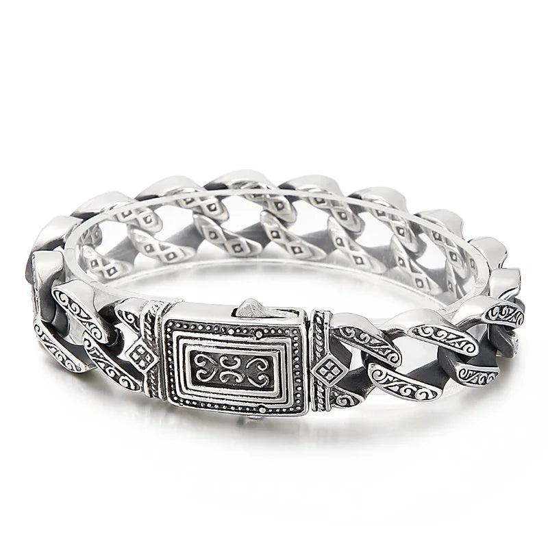 Vintage Punk Stainless Steel Men's Bracelet