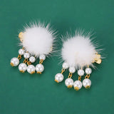 Vintage Chinese Hair Accessories Pompon Hanfu Hairpin