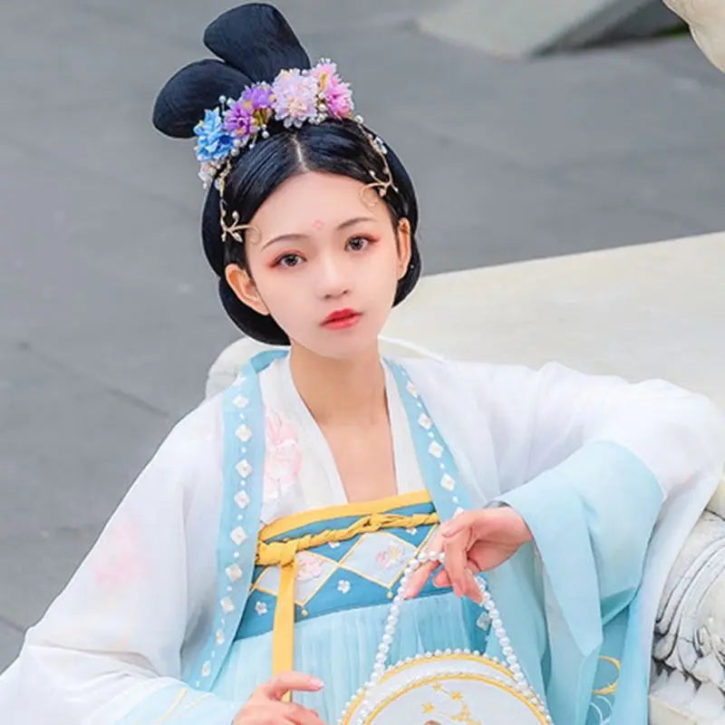 Chinese Hair Flower Hanfu Accessory Women Decoration