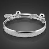Vintage Chinese Solid Silver Baby Bracelet Anklets