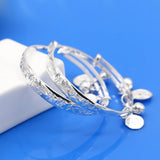 Vintage Chinese Solid Silver Baby Bracelet Anklets
