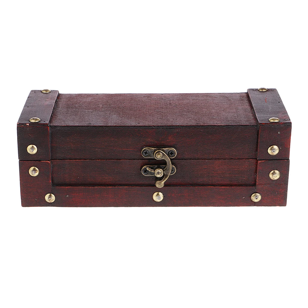 Vintage Chinese Style Wooden Jewelry Box Storage Box