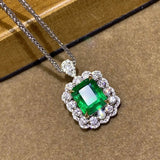 Vintage Chocker Necklace AAAAA Cz Filled Engagement Wedding Pendants Necklace