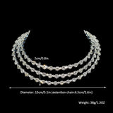 Vintage Multilayer Bridal Choker Necklace for Women