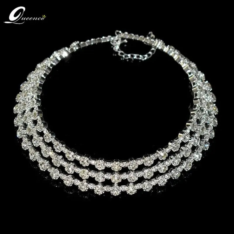 Vintage Multilayer Choker Necklace for Women Bridal Jewelry