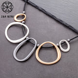 Vintage Chokers Necklaces Women's Pendants Statement Suspension Jewelry