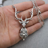 Vintage Christmas Deer Necklace DIY Jewelry