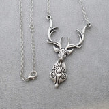 Vintage Christmas Deer Necklace DIY Jewelry