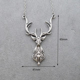 Vintage Christmas Deer Necklace DIY Jewelry