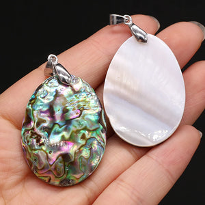 Colorful Abalone Shell Pendants for Jewelry Making