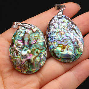 Colorful Abalone Shell Pendants for Jewelry Making