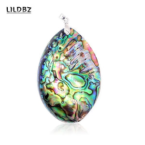Vintage Abalone Shell Pendants Charms for Jewelry Making