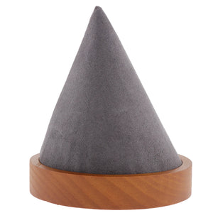 Vintage Cone Wooden Bracelets Bangle Display Watch Holder