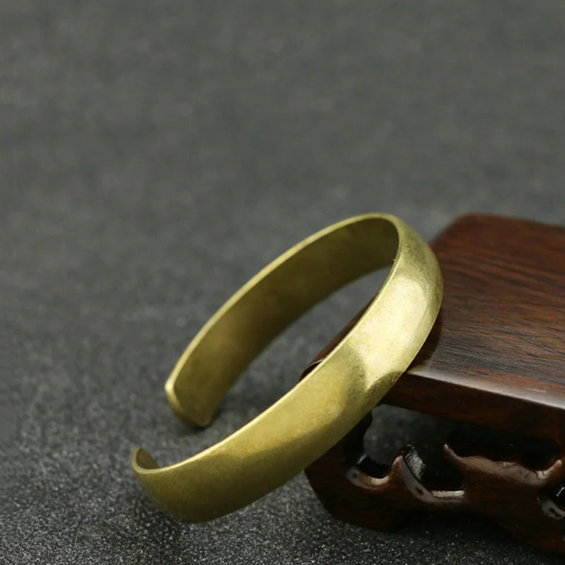 Vintage Copper Geometric Bangle Jewelry for Women