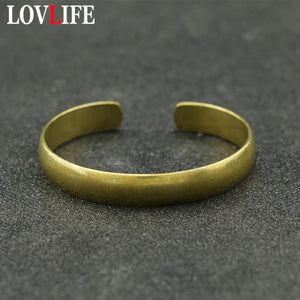 Vintage Copper Geometric Bangle Jewelry for Women