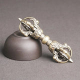 Vintage Copper Vajra Pestle Feng Shui Ornament Religious Collection Home Decor