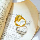 Vintage Irregular Textured Ring Punk Opening Adjustable Party Jewelry